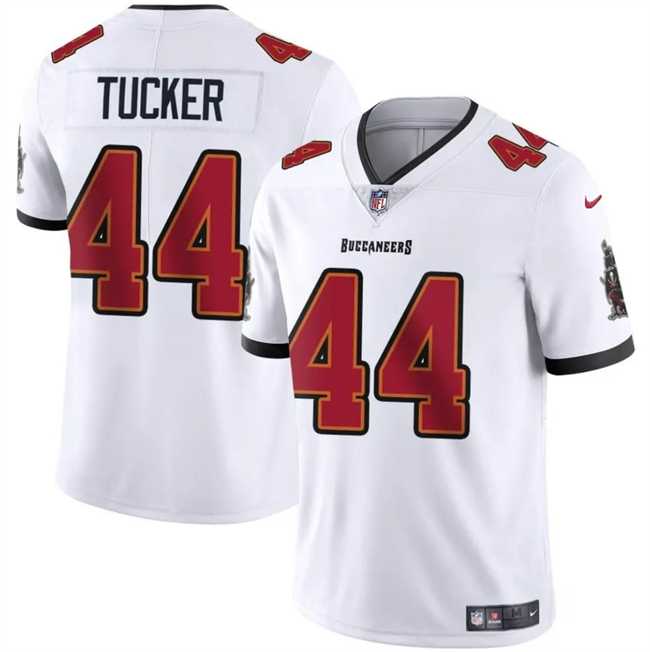 Men & Women & Youth Tampa Bay Buccaneers #44 Sean Tucker White Vapor Limited Stitched Jersey->tampa bay buccaneers->NFL Jersey